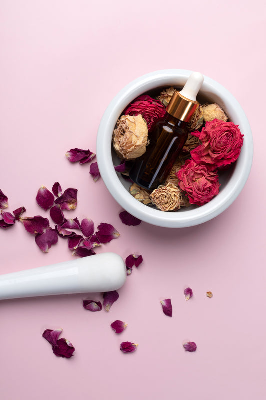 Rose Essential oil: Benefits in skincare, Uses and Relation to Ayurveda