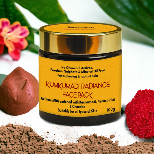 Kumkumadi Radiance Multani Mitti Face pack for glow and brightening  (100 g)